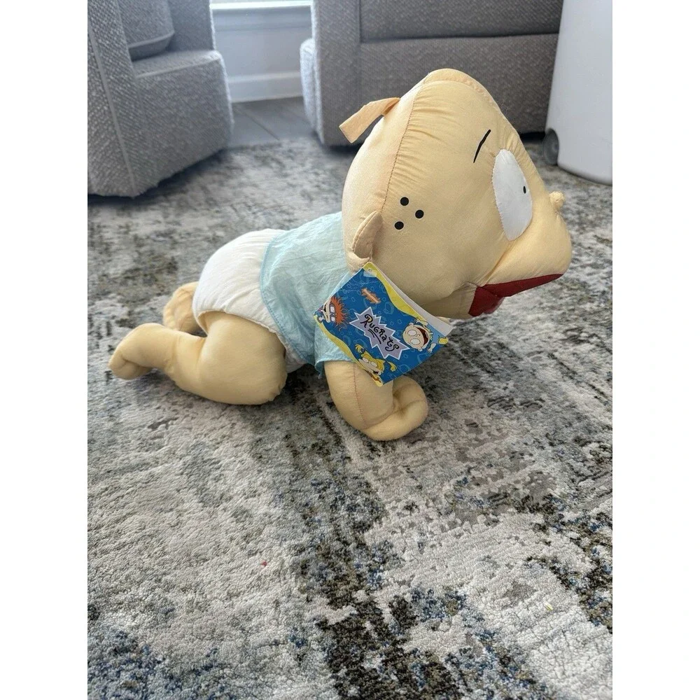 VTG Rugrats Tommy Pickles Nylon Plush Large With Tags EUC 1998 HTF - Picture 1 of 10
